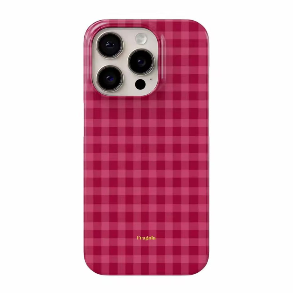matching phone case (red&white)